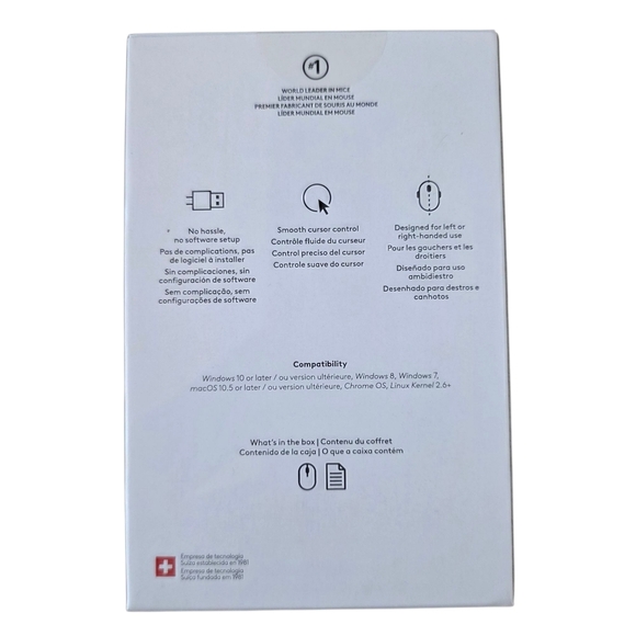 🖱 Logitech B100 Full-Size Corded Mouse – Brand New in Sealed Box - Picture 4 of 4